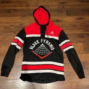 Chris Brown Black Pyramid Top